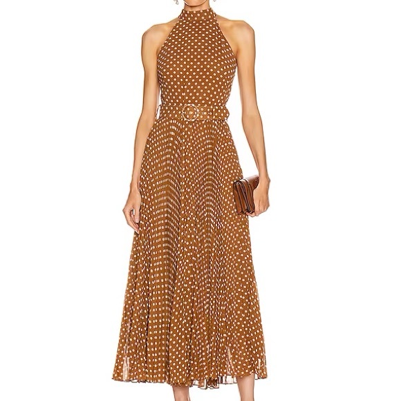 Zimmermann Dresses & Skirts - Zimmermann Polka Dot Pleated Dress